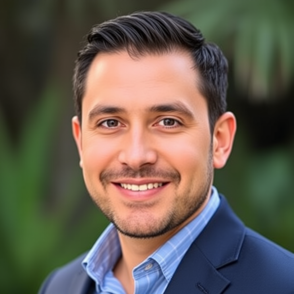 Professional headshot of Michael Rodriguez, Research Director with multiple industry certifications specializing in fundamental analysis of emerging cryptocurrencies